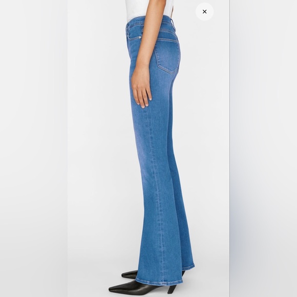 Frame Le High Flare Leg Jeans- Sz 25 - Picture 5 of 9